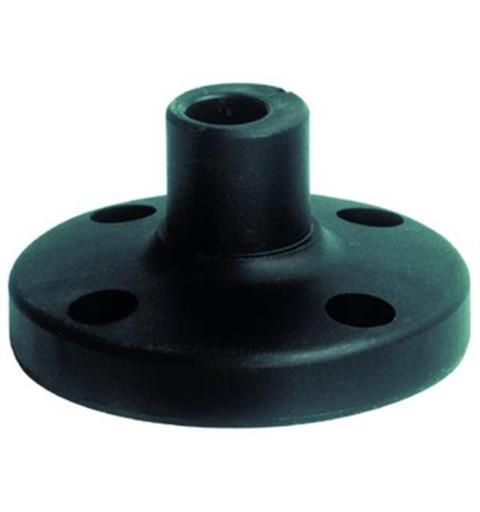 Base for tube D25mm in plastic